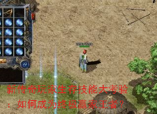 新传奇玩家生存技能大考验:如何成为终极赢家王者? 新传奇玩家生存技能大考验:如何成为终极赢家王者?