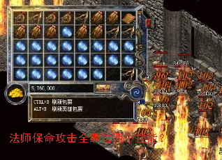 法师保命攻击全靠这两个技能? 法师保命攻击全靠这两个技能?