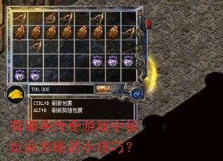 有哪些传奇游戏中被玩家忽略的小技巧? 有哪些传奇游戏中被玩家忽略的小技巧?