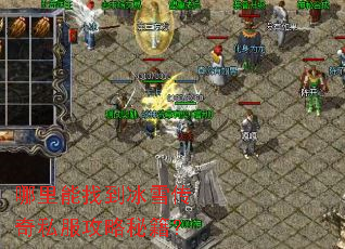 哪里能找到冰雪传奇私服攻略秘籍? 哪里能找到冰雪传奇私服攻略秘籍?