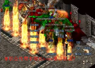 ��ְҵ��������Щbossֵ����ս��