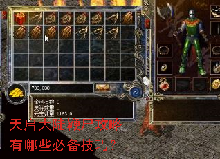 天启大陆鞭尸攻略有哪些必备技巧? 天启大陆鞭尸攻略有哪些必备技巧?