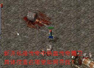 新开私服传奇中热血传奇鹰卫具体位置在哪里如何寻找? 新开私服传奇中热血传奇鹰卫具体位置在哪里如何寻找?