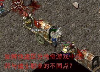 如何快速区分传奇游戏中法师与道士职业的不同点? 如何快速区分传奇游戏中法师与道士职业的不同点?