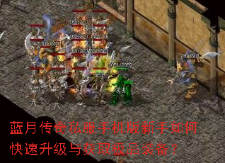 蓝月传奇私服手机版新手如何快速升级与获取极品装备? 蓝月传奇私服手机版新手如何快速升级与获取极品装备?