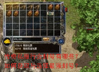 传奇私服行会封号有哪些?如何获取与选择最强封号? 传奇私服行会封号有哪些?如何获取与选择最强封号?