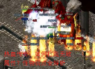 热血传奇:如何打造无敌属性?怪物弱点全解析 热血传奇:如何打造无敌属性?怪物弱点全解析