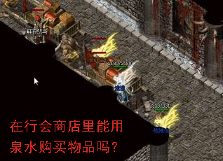 在行会商店里能用泉水购买物品吗? 在行会商店里能用泉水购买物品吗?