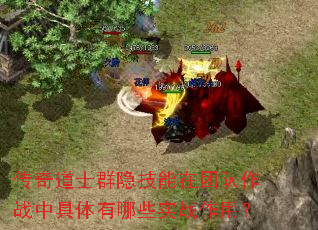 传奇道士群隐技能在团队作战中具体有哪些实战作用? 传奇道士群隐技能在团队作战中具体有哪些实战作用?