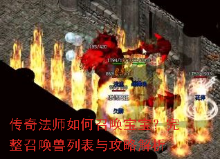 传奇法师如何召唤宝宝?完整召唤兽列表与攻略解析 传奇法师如何召唤宝宝?完整召唤兽列表与攻略解析