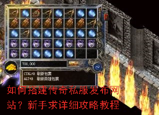 如何搭建传奇私服发布网站?新手求详细攻略教程 如何搭建传奇私服发布网站?新手求详细攻略教程